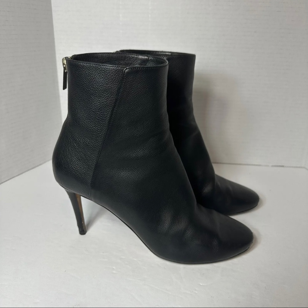 Jimmy Choo 247GIA Women’s Grainy Calfskin Black Ankle Boots Grainy Calf 39 EU